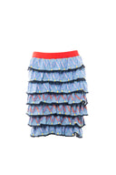 MAXHOSA MLSK89 - LADIES KNITTED PLEATED BELOW KNEE SKIRT