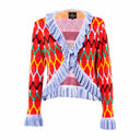 MAXHOSA MLC15.1 - LADIES KNITTED RUFFLE CARDIGAN