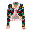 MAXHOSA MLC15.2- LADIES KNITTED RUFFLE CARDIGAN