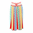 MAXHOSA MLSK86 - LADIES KNITTED PLEATED BELOW KNEE SKIRT