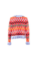 MAXHOSA MLC16 - LADIES KNITTED RUFFLE CARDIGAN