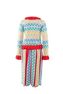 MAXHOSA MLC15 - KNITTED RUFFLE CARDIGAN