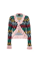 MAXHOSA MLC15.2- LADIES KNITTED RUFFLE CARDIGAN