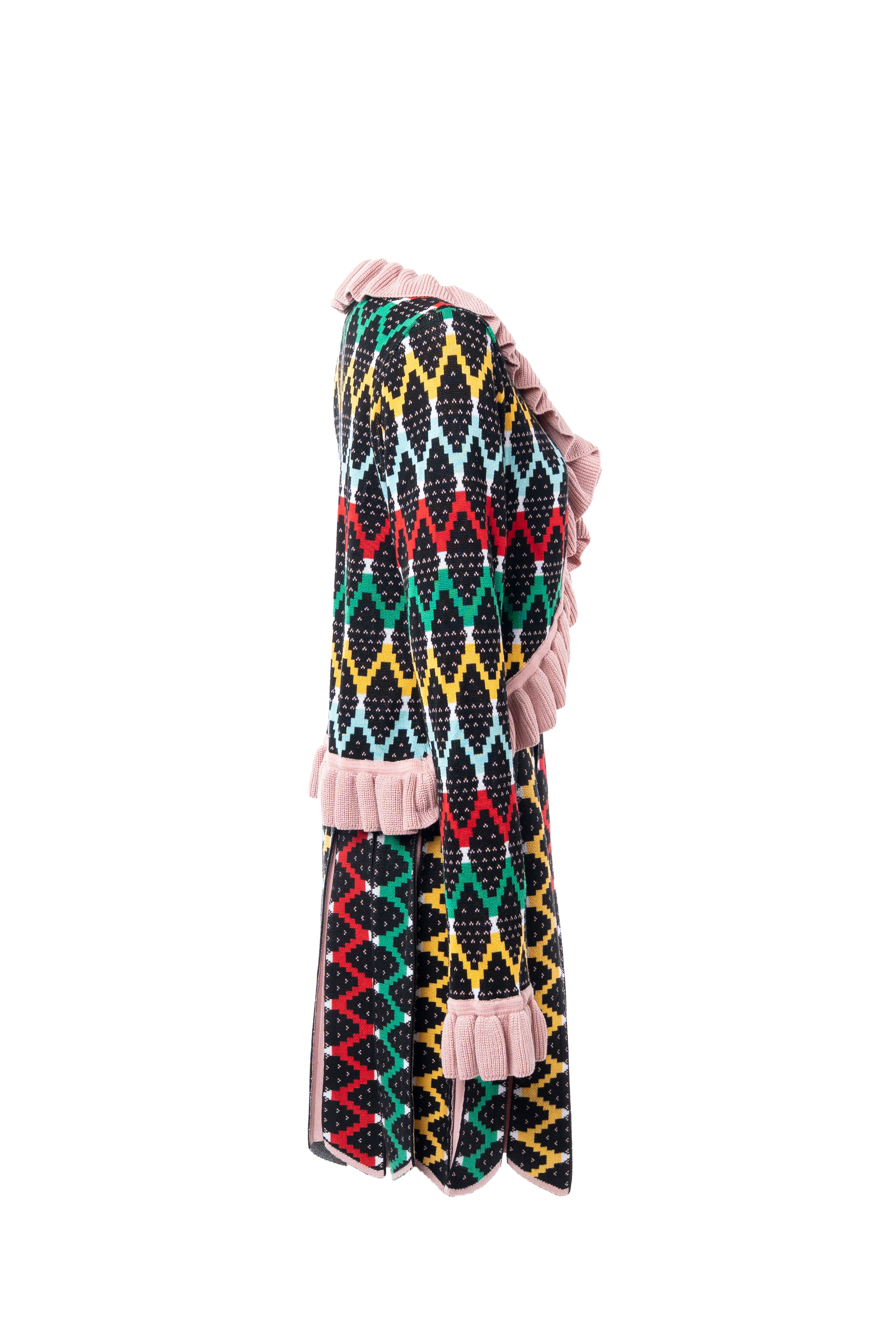 MAXHOSA MLC16 - Ladies Knitted Ruffle Cardigan – MAXHOSA AFRICA