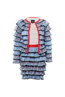 MAXHOSA MLSK89 - LADIES KNITTED PLEATED ON KNEE SKIRT