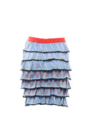 MAXHOSA MLSK89 - LADIES KNITTED PLEATED BELOW KNEE SKIRT