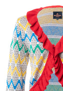 MAXHOSA MLC15 - KNITTED RUFFLE CARDIGAN