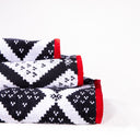 MPBFTS  - PICNIC, BEACH, FACE TOWEL SET - RED